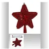 Paris Prix FEERIC LIGHTS & CHRISTMAS Cimier de sapin - Uni et brillant - 23 cm - Rouge
