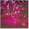 Guirlande lumineuse intérieur 4m rose 40 LED à piles Feeric lights & christmas
