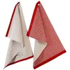 Atmosphera - Lot de 2 torchons imprimés Poule - Coton - 45x70 cm