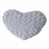 Atmosphera Créateur D'intérieur - Coussin coeur bouclette gris 28x36cm