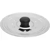 - Couvercle de Cuisson en Inox Universel 16/18/20cm Argent