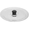 SECRET DE GOURMET FIVE Simply Smart - Couvercle de Cuisson en Inox Universel 22/24/26cm Argent