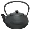 Secret De Gourmet Théière À Filtre En Fonte Marin - 600 Ml - Noir