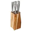 Five Simply Smart SG Secret de Gourmet Bloc 5 couteaux support acacia Silver Précision