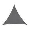 EMINZA Voile d ombrage triangulaire Curacao gris 3x3x3m en polyester - Hespéride