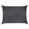 HESPERIDE Voile d'ombrage rectangulaire 3 x 4 m - Curacao - Gris - Hespéride TU