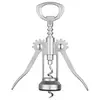 Secret de Gourmet Tire bouchon - Décapsuleur - 17 cm - Gris - 1 pièce - Multifonctionnel