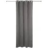 Atmosphera Créateur D'intérieur - Lot de 2 rideaux occultants gris 135x240cm