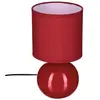 Lampe céramique Timéo rouge brillant H25cm Atmosphera Créateur D'intérieur