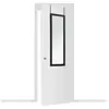 Miroir de porte Class - Noir - Atmosphera - 36 x 110 cm - Contemporain - Design