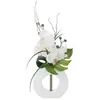 ATMOSPHERA 3S. x Home Composition orchidées et Vase blanc