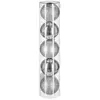 Anders Fééric Lights and Christmas - Lot de 5 Boules de Noël Colorama 5cm Argent