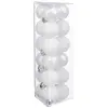 JJA Lot de 18 Boules de Noël Colorama 3cm - Blanc