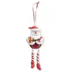 Feeric Lights & Christmas Sujet de Noël Santa "Soir" 15cm Rouge & Blanc