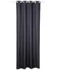 Atmosphera Rideau isolant - Polyester - Noir - 140 x 260 cm - Occultant - Vintage
