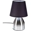 Lampe de chevet - ATMOSPHERA - Sorba - Tactile - Gris - H19 cm - D12,5 cm