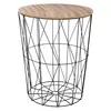 Atmosphera Créateur d'intérieur - Table d'Appoint Design Kumi 57cm Noir