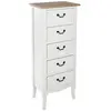 AC-DÉCO Chiffonnier "Chrysa" blanc - Blanc - Atmosphera createur d'interieur