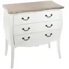 Commode "Chrysa" blanche - Blanc - Atmosphera createur d'interieur