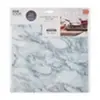 AC-DECO Stick'N Look - Lot de 2 Stickers Effet Marbre Plaque 30x30cm Blanc