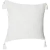 Atmosphera Créateur D'intérieur - Housse de coussin Slub blanc 40x40cm