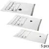 FIVE Simply Smart - Lot de 5 Sacs de Rangement Compresseur 120cm Transparent