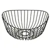 Corbeille à fruit courbe - AC-DÉCO - D 27 cm - Fer - Noir