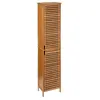 AC-Déco Colonne de Rangement - Sicela - 34 x 24 x 170 cm - Bambou