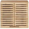 5 five simply smart Meuble Haut Salle Bain 2 Portes Bambou Sicela - Bambou