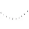 Pp No Name Guirlande Lumineuse 10 LED Lettres 120cm Noir & Blanc