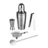Secret de Gourmet - Coffret à Cocktails 5 pièces Acier 18cm Argent