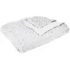 Atmosphera - Plaid Bouclette Fausse Fourrure - Gris Clair 180x230 cm