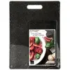 Paris Prix - Lot de 2 Planches à Découper Effet Pierre 36cm Noir
