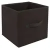 5 five simply smart Boîte de rangement/tiroir pour meuble en tissu 31x31 cm - Noir