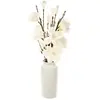 Atmosphera - Branches de magnolia vase blanc H75cm créateur d'intérieur