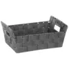 Pp No Name Panier de Rangement Biseauté 28cm Gris Foncé