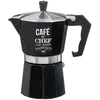 Secret de Gourmet - Cafetière italienne 6 tasses Noir