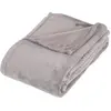 Atmosphera Créateur D'intérieur - Plaid microfibre gris 130x180cm