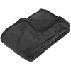 Plaid microfibre gris ardoise 130x180cm Atmosphera Créateur D'intérieur