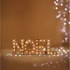 AC-Déco Lettres en bois Noël - LED - Décoration de Noël