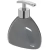 Paris Prix FIVE Simply Smart - Distributeur de Savon Galet 14cm Gris