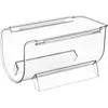 SECRET DE GOURMET Bac de rangement en plastique transparent pour réfrigérateur 1 bouteille