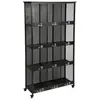NO NAME Bibliothèque de 12 cases Torof Atmosphera H. 180,5 cm en métal noir