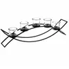 Atmosphera Créateur d'intérieur - Photophore sur Pied Vague 54cm Noir