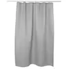 AC-DECO Rideau de douche Gris déco Nid d'abeille 180 x 200 anneaux inclus