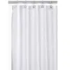 OUTIROR Rideau de douche - FIVE - Modern Color - 180x200 cm - Polyester - Blanc