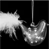 JJA Fééric Lights and Christmas - Sujet de Noël Oiseau Polaire 7cm Transparent