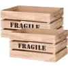 The Home Deco Factory - Lot De 2 Cagettes Gigognes Naturel Home Deco Factory
