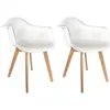 The concept factory Fauteuil Scandinave - Blanc