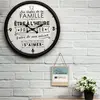 The Home Deco Factory - Horloge en plastique La vie en famille